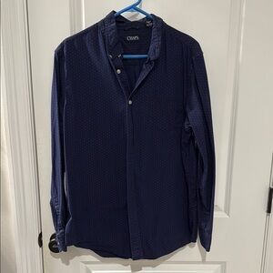 LAST CHANCE! Item will be donated 1/16/25. 
Chaps Men's Navy Shirt